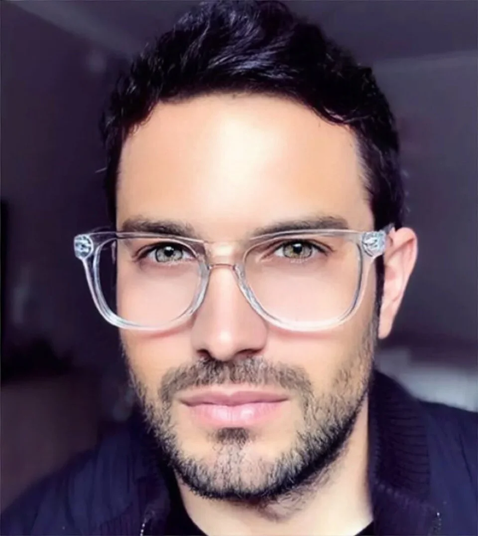 Sexy Geek Square Glossy Clear Lens WaYfe Fashion HOT Women Eyeglasses Frames M L 3