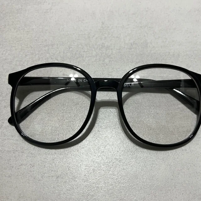 Sexy LARGE L Lulu Big Thin Round Circle BOHO Fashion Clear Eyeglasses Glasses 2