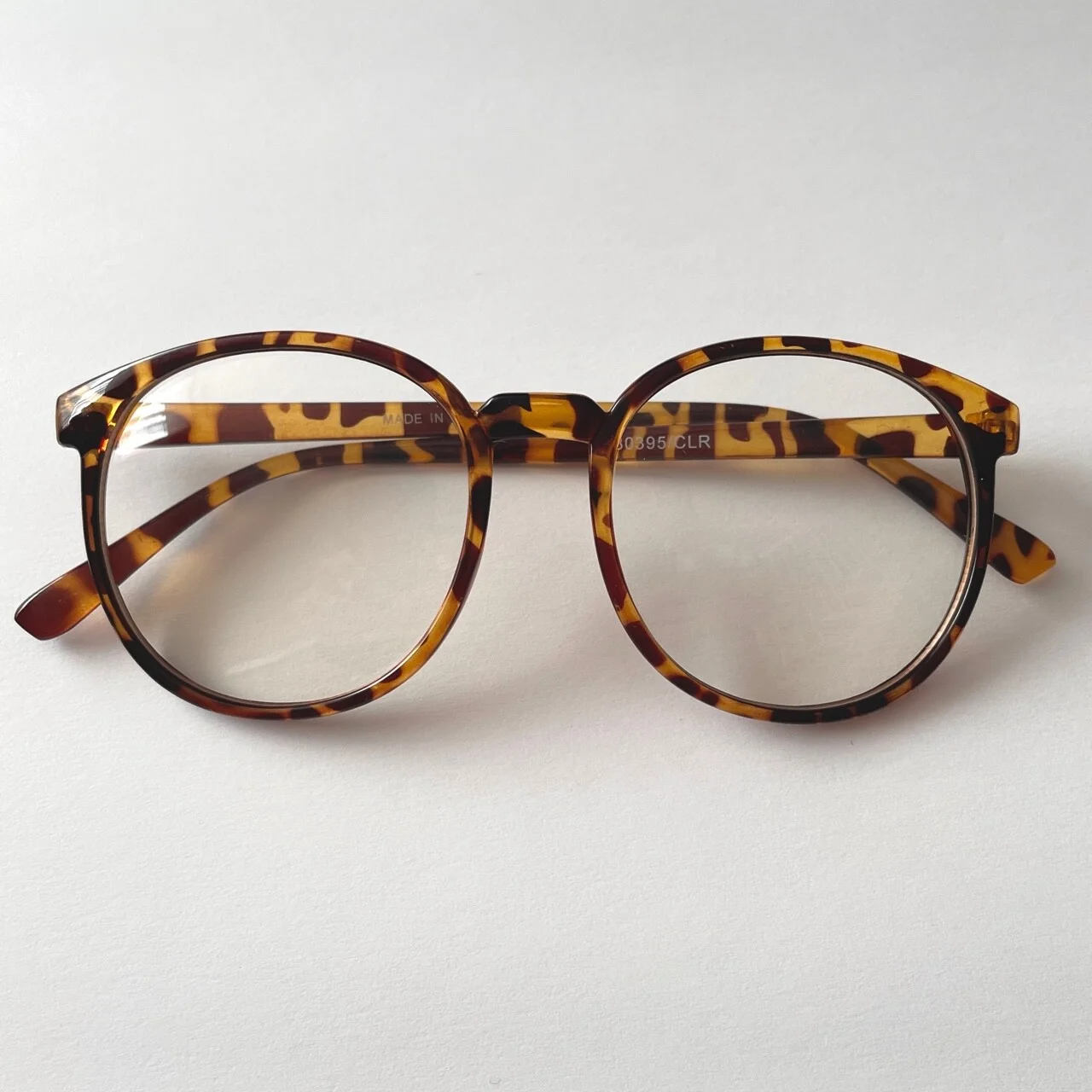 Sexy Lulu Big Thin Round Circle BOHO Secretary Fashion Clear Eyeglasses Glasses 2