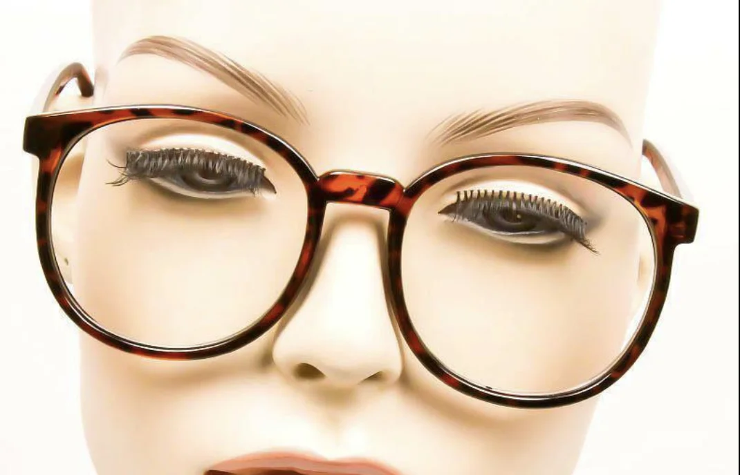 Sexy Lulu Big Thin Round Circle BOHO Secretary Fashion Clear Eyeglasses Glasses 4