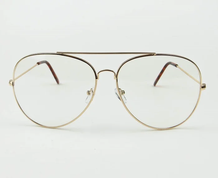 SEXY Oversized XL Extra Large Aviator Metal Frames Big Clear Eyeglasses 4197 L 2