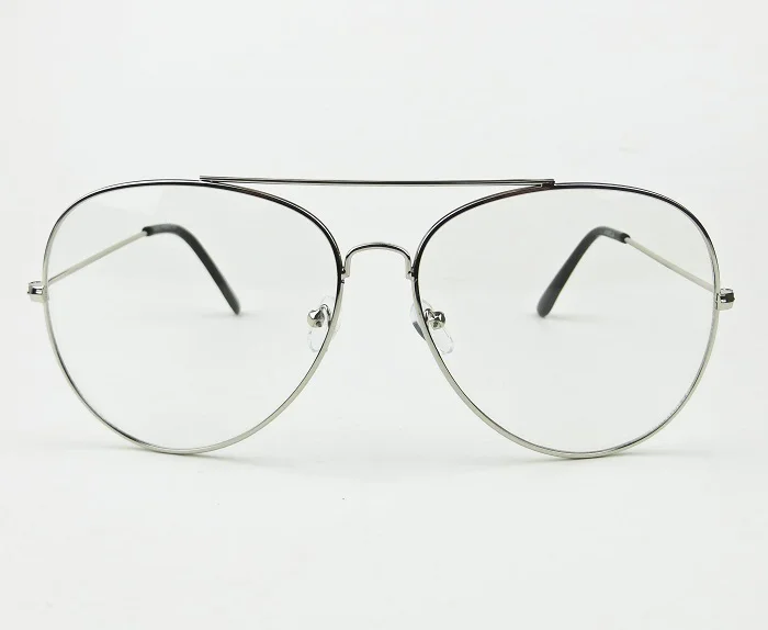SEXY Oversized XL Extra Large Aviator Metal Frames Big Clear Eyeglasses 4197 L 4