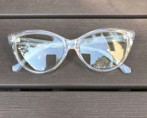 Sexy Thin Cat Eye Frames Rockabilly PinUp Geek Clear Eyeglasses Glasses 80475 M 2
