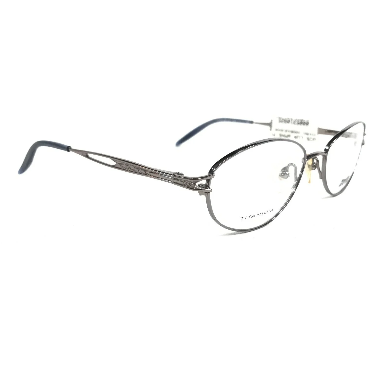 Sferoflex 4407 4070 Eyeglasses Frames Gray Blue Round Oval Wire Rim 51-17-130 2