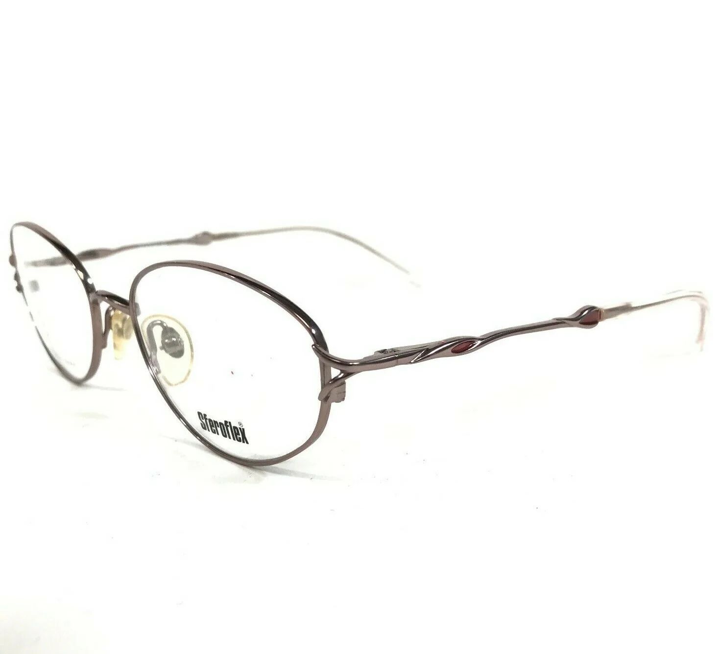 Sferoflex 4408 4063 Eyeglasses Frames Pink Round Oval Full Rim 51-17-135
