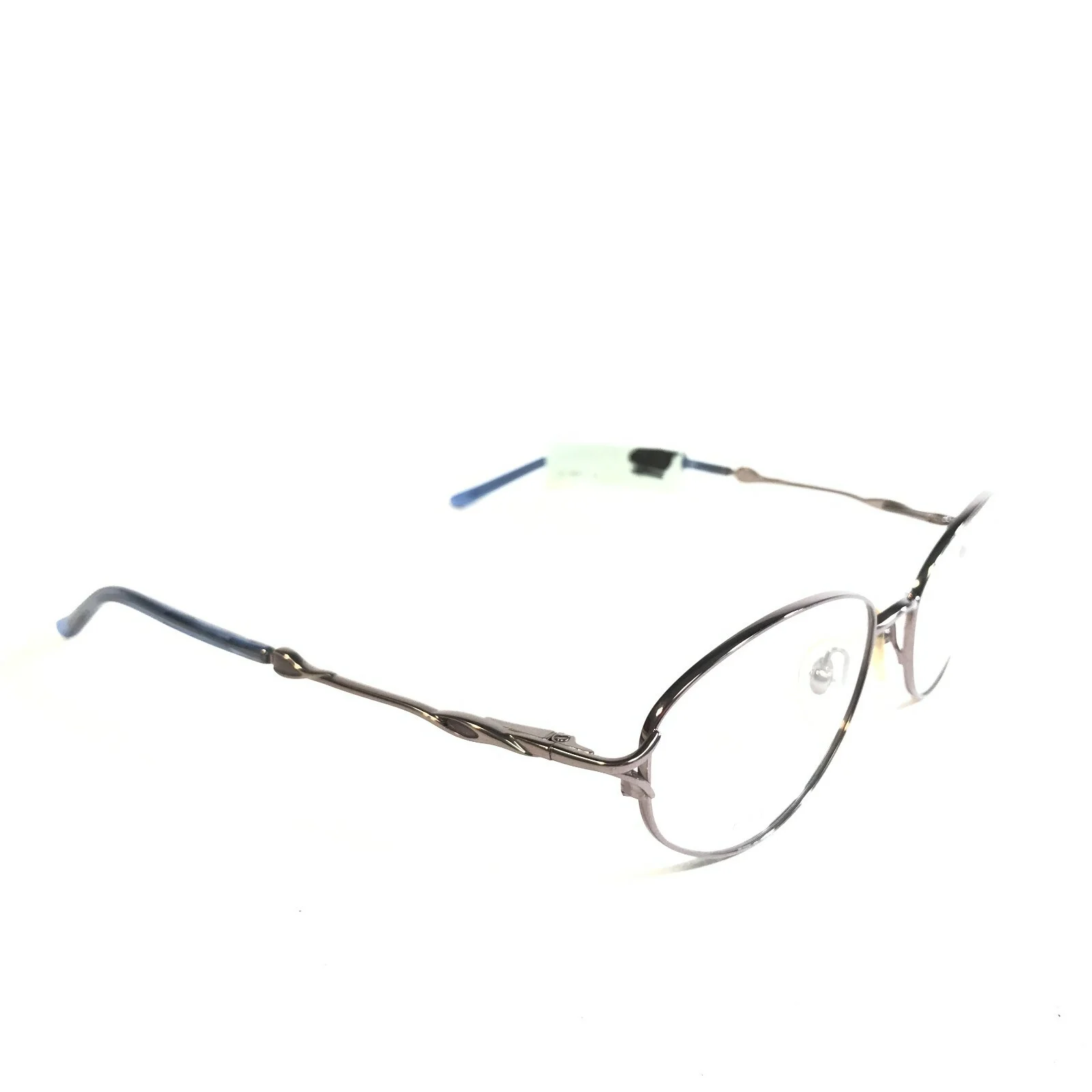 Sferoflex 4408 4070 Eyeglasses Frames Blue Silver Round Oval Full Rim 53-17-135 2