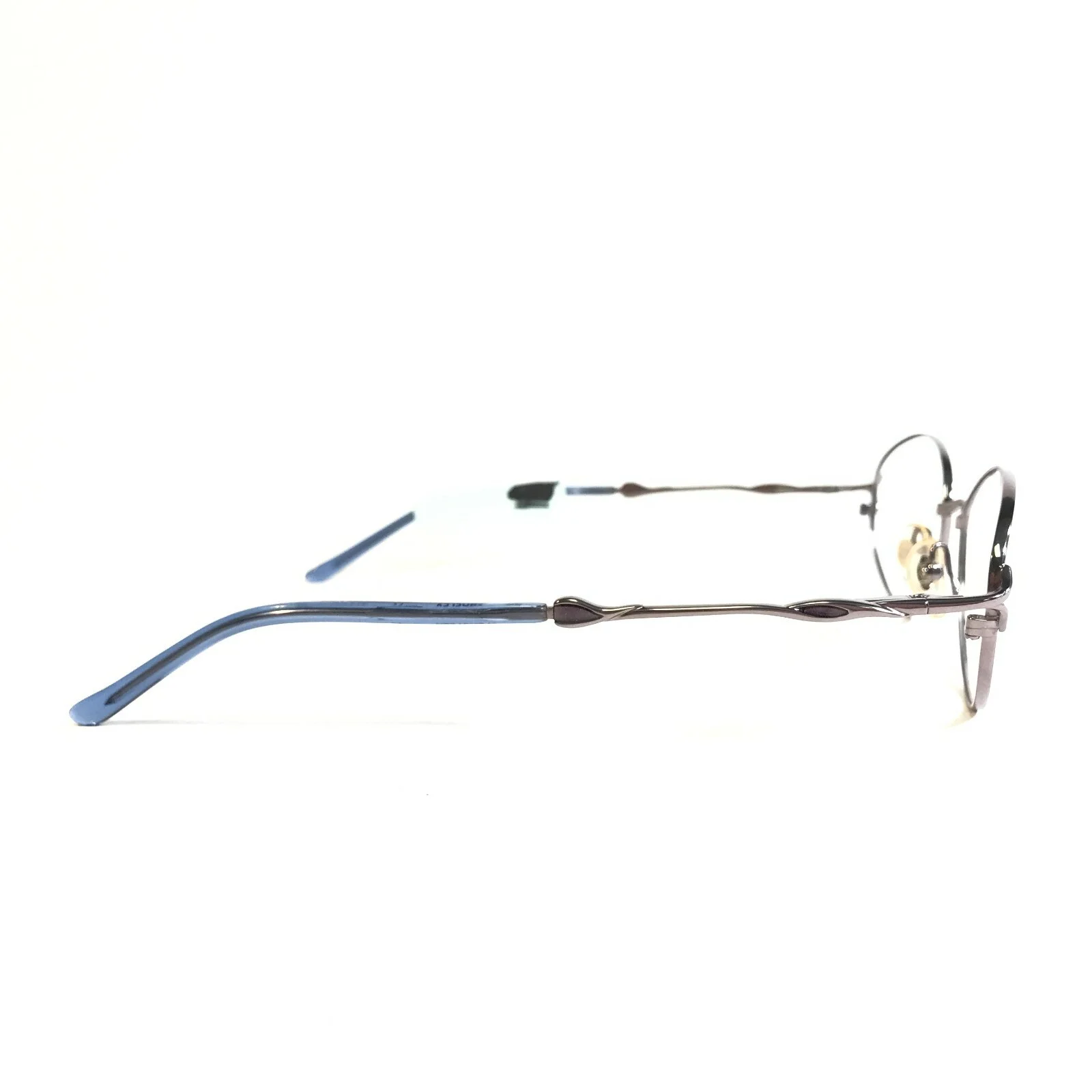 Sferoflex 4408 4070 Eyeglasses Frames Blue Silver Round Oval Full Rim 53-17-135 3