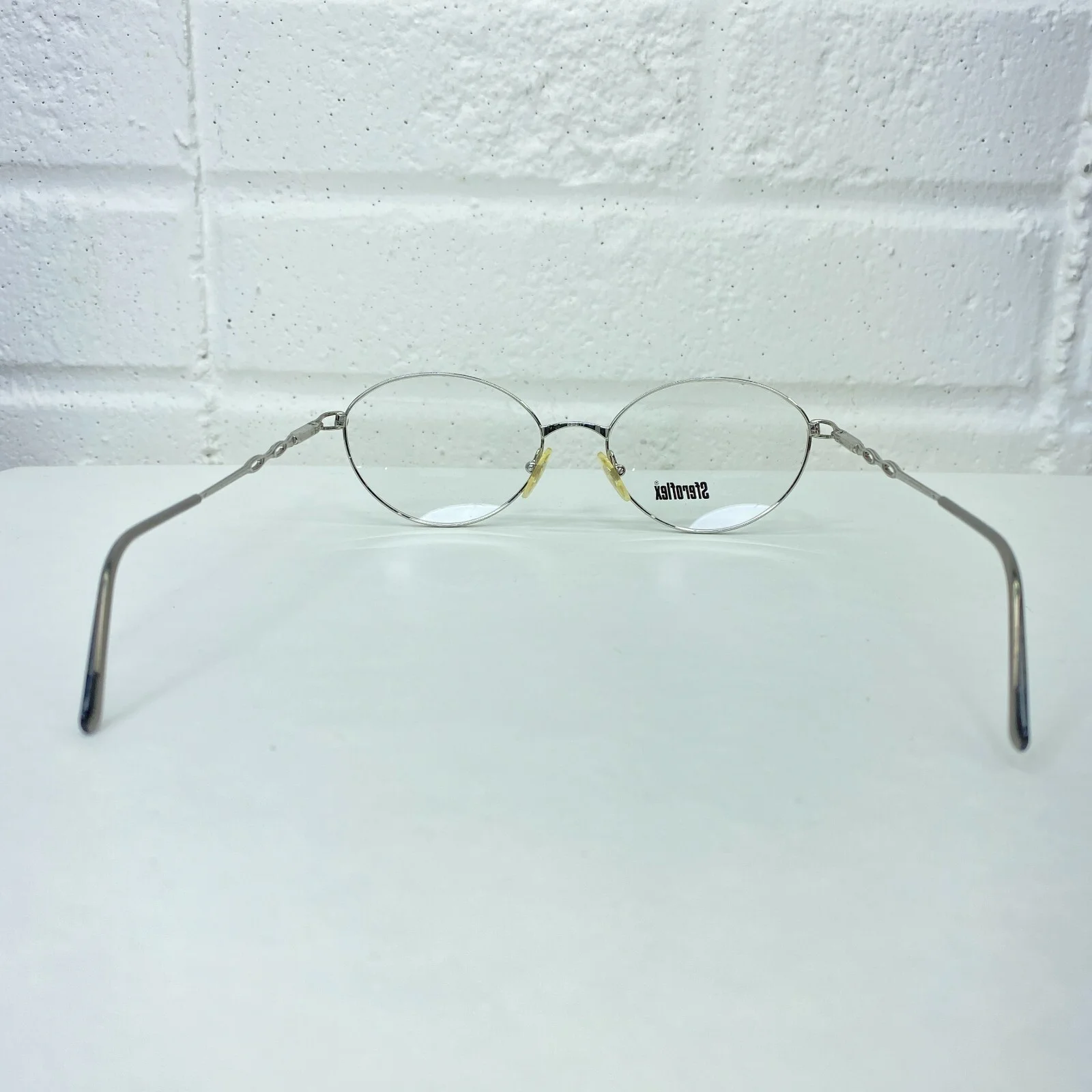 Sferoflex Eyeglasses 2484 688 Silver Round Oval Mens Frames 52[]17 135 mm 20412 3