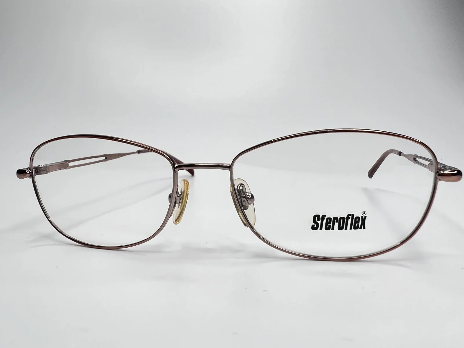 Sferoflex Eyeglasses 2515 267 Rose Gold Rectangle Womens Frames 53[]16 135 mm 2