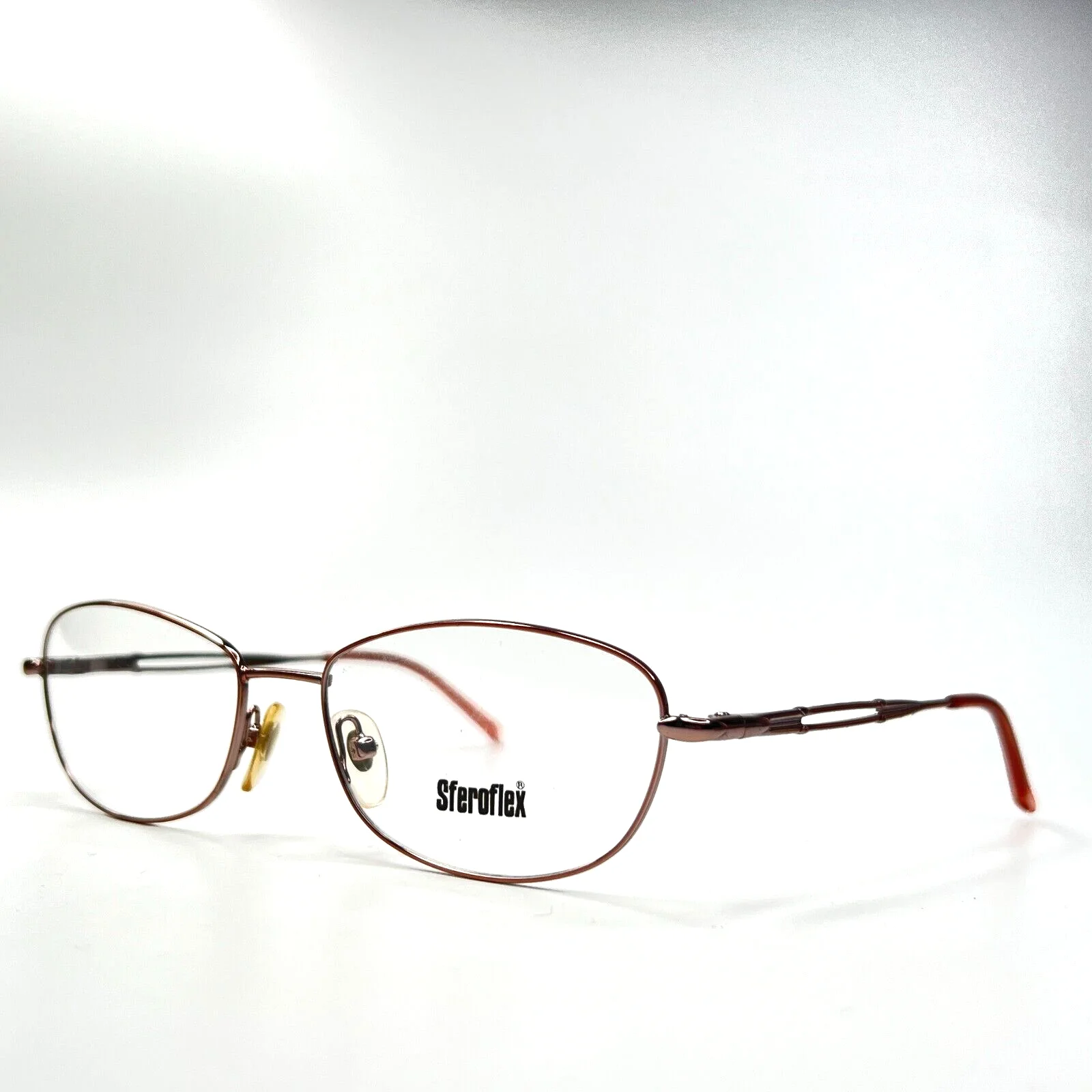 Sferoflex Eyeglasses 2515 299 Rose Gold Rectangle Womens Frames 53[]16 135 mm A1