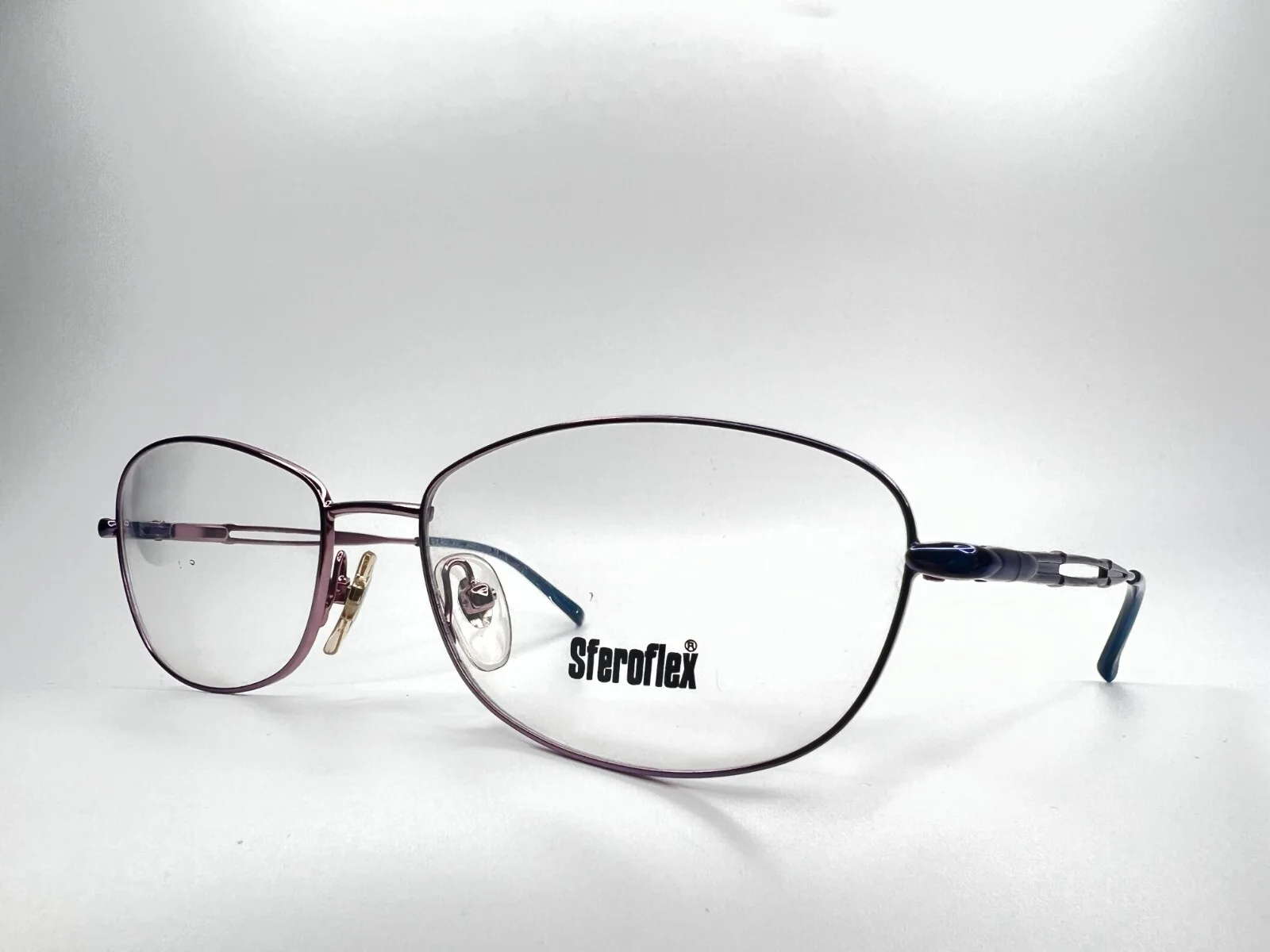 Sferoflex Eyeglasses Titanium 2515 409 Rose Gold Oval Womens Frame 53[]16 135 mm 2