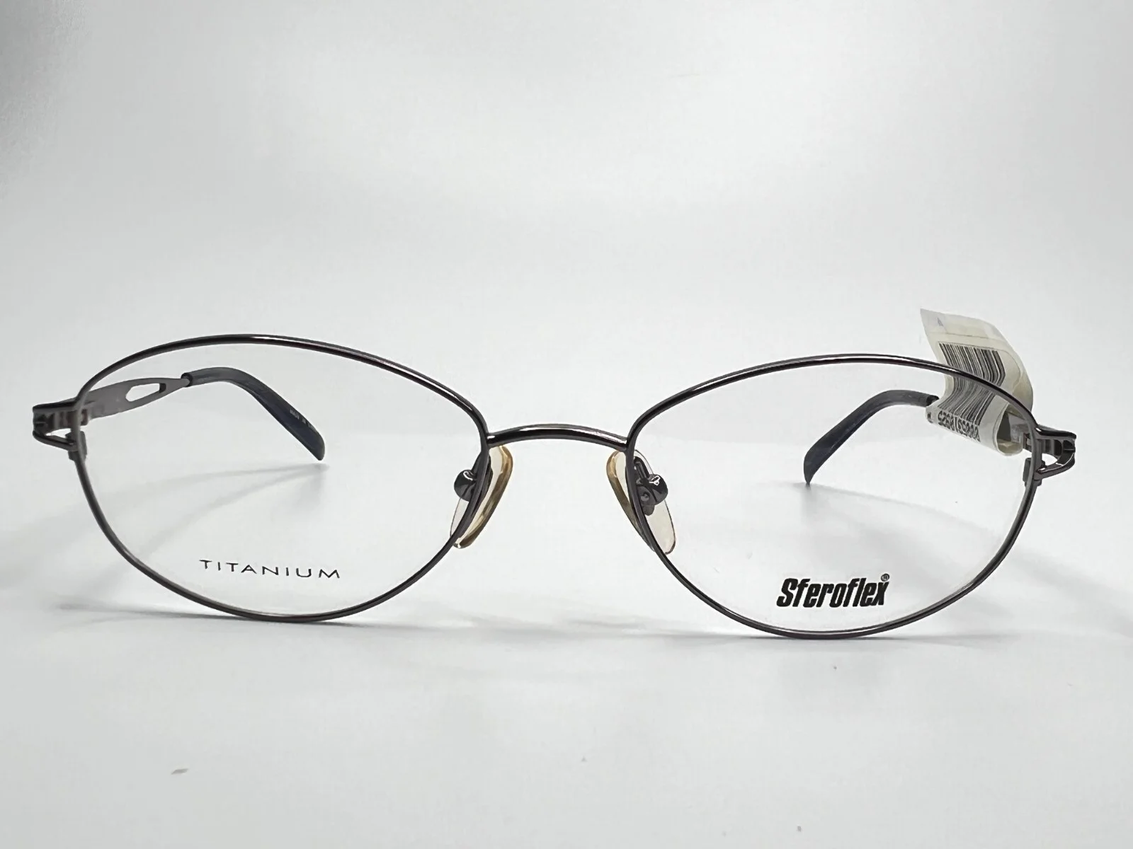 Sferoflex Eyeglasses Titanium 4407 4070 Silver Oval Mens Frames 51[]17 130 mm 2