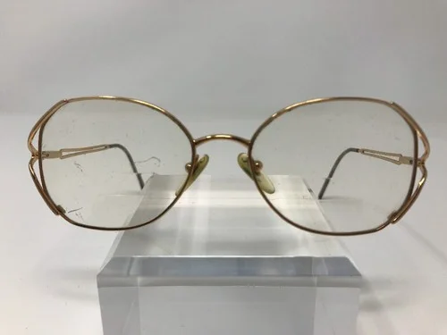 Sferoflex Gold Flexhinge Eyeglasses FRAMES Only Italian Made 52-20-130 X746 3