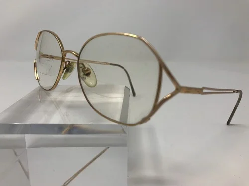 Sferoflex Gold Flexhinge Eyeglasses FRAMES Only Italian Made 52-20-130 X746 4