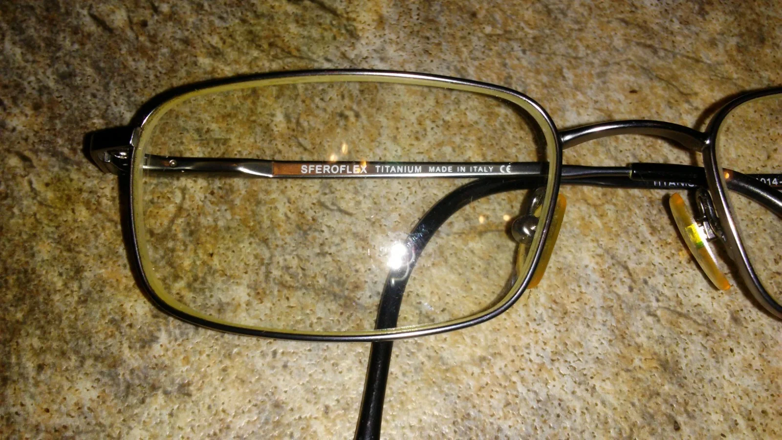 SFEROFLEX Titanium 4008 4014-S Eyeglasses Frame 53 19 140 Silver Made in Italy! 2