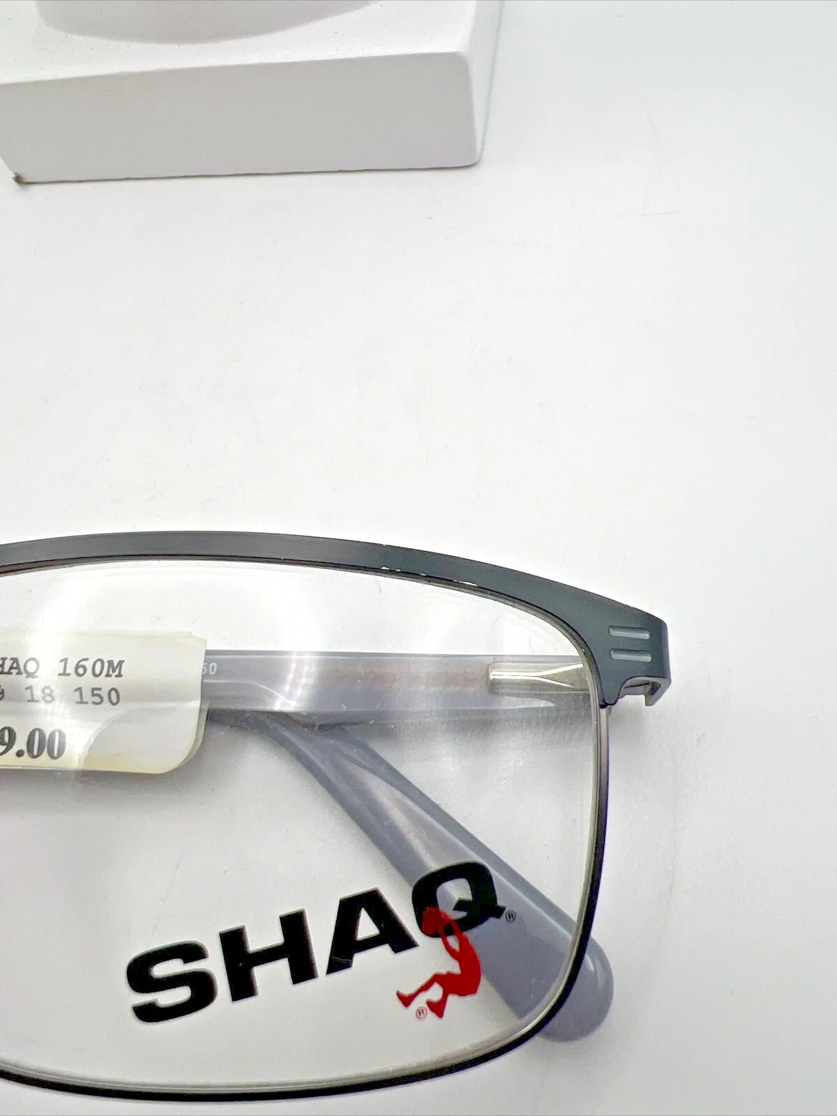 Shaq Extended Fit 160M Authentic Eyeglasses Frames 59-18-150 Black/Gunmetal 4