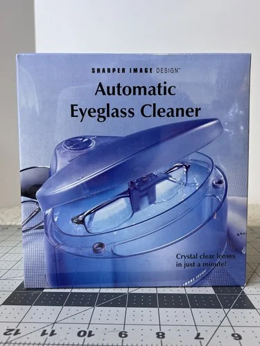 Sharper Image Automatic Eyeglass Cleaner SI632 - Solution Included