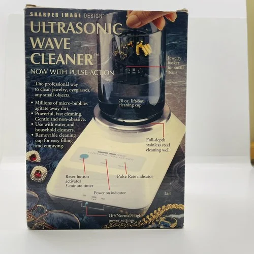 Sharper Image Ultrasonic Wave Jewelry Eyeglass Cleaner with pulse action 3
