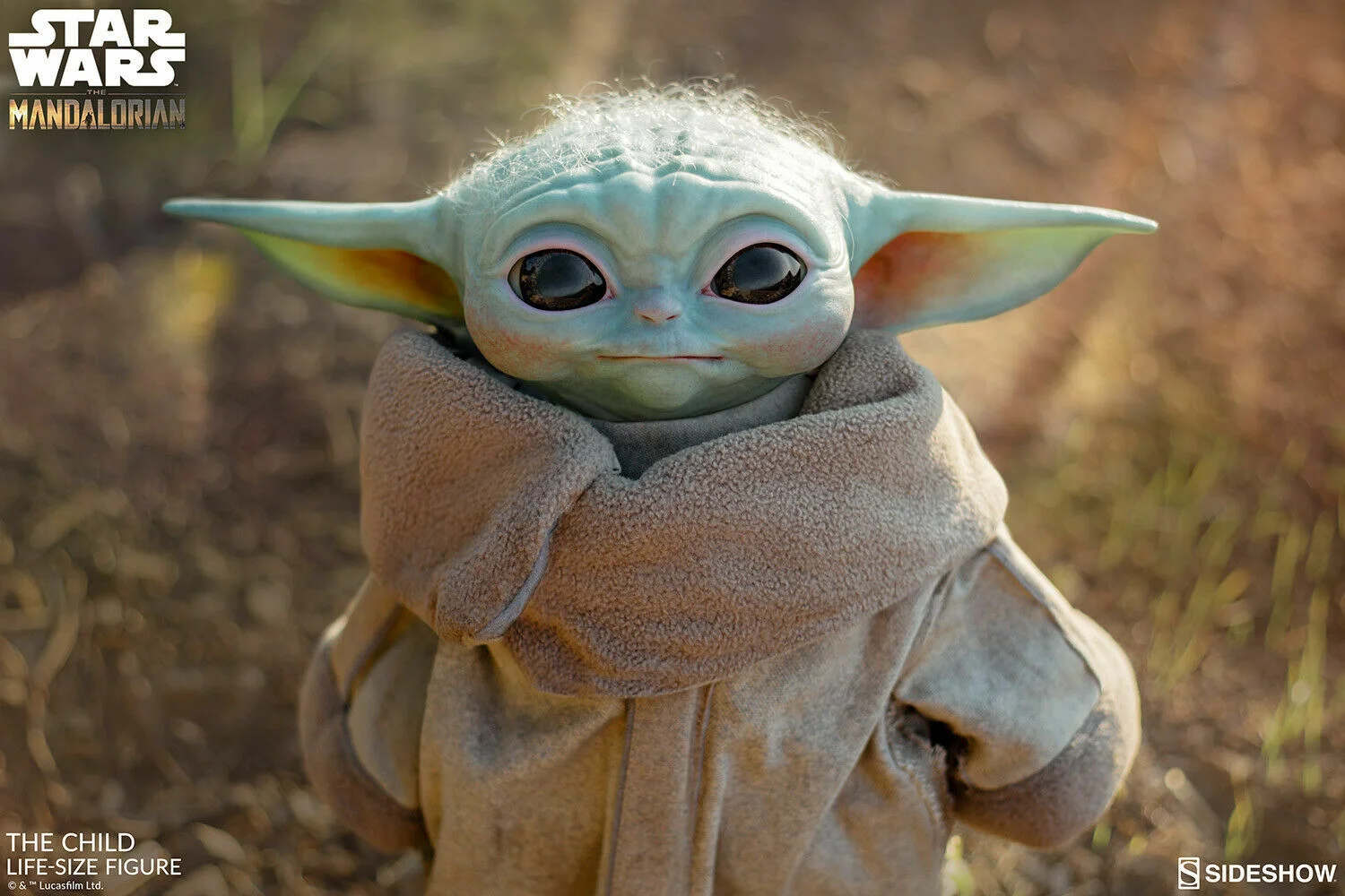 Sideshow Star Wars The Child Baby Yoda Life-Size Figure In Stock New Doubled Box