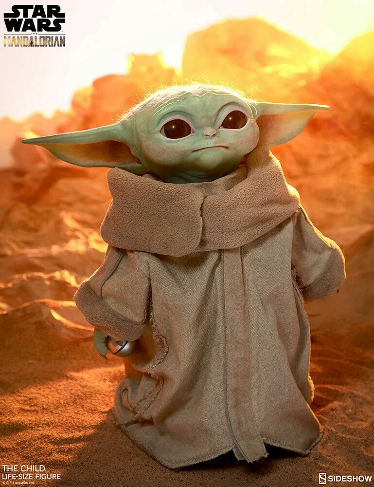 Sideshow Star Wars The Child Baby Yoda Life-Size Figure In Stock New Doubled Box 2