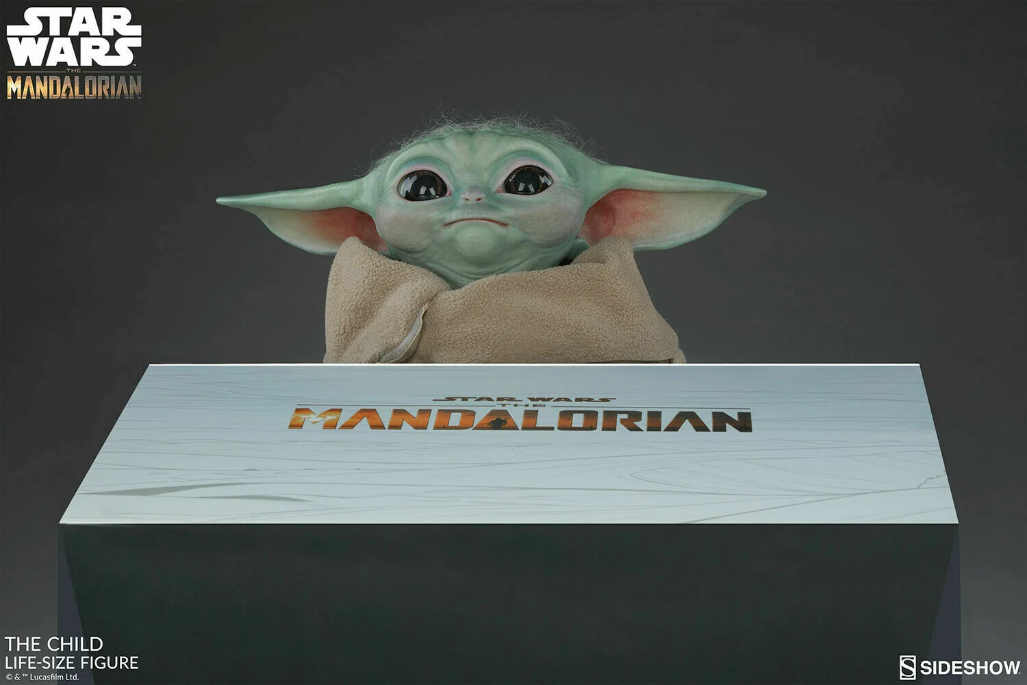 Sideshow Star Wars The Child Baby Yoda Life-Size Figure In Stock New Doubled Box 3