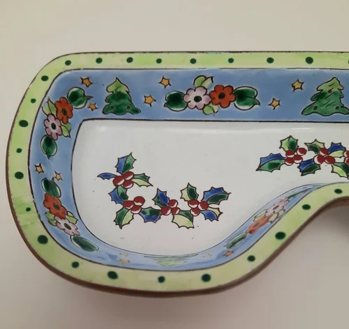 Signed Kelvin Chen Enamel Eyeglasses Holder 2