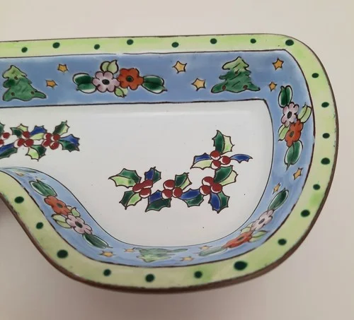 Signed Kelvin Chen Enamel Eyeglasses Holder 3