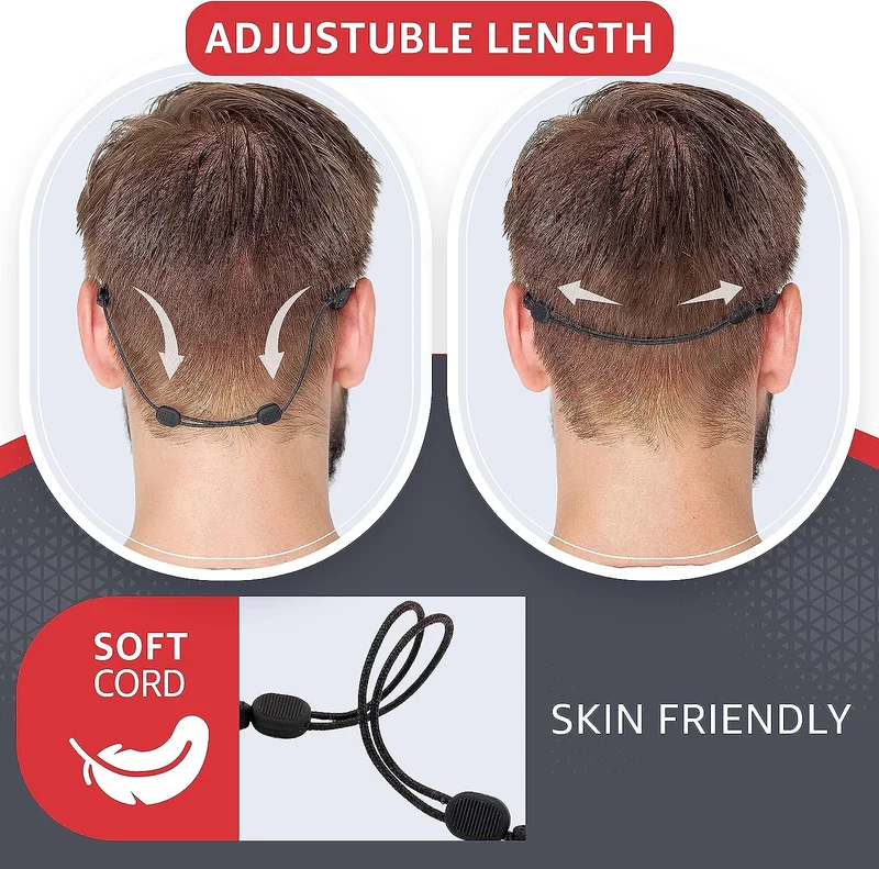SIGONNA Eye Glasses Holders Around Head - Adjustable Glasses Strap for Men Women 3