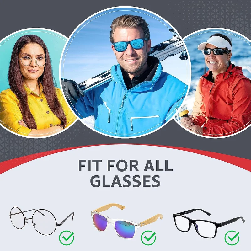 SIGONNA Eye Glasses Holders Around Head - Adjustable Glasses Strap for Men Women 4