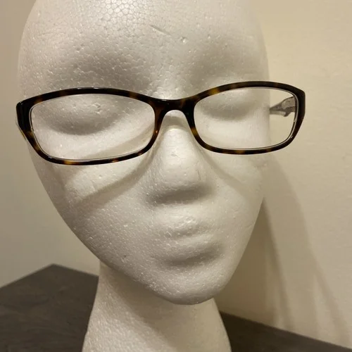 SIGRID OLSEN SO123 Eyeglasses Frame 135mm Petite Tortoise Crystal *EUC* 2
