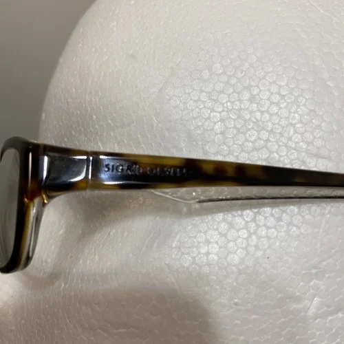 SIGRID OLSEN SO123 Eyeglasses Frame 135mm Petite Tortoise Crystal *EUC* 4