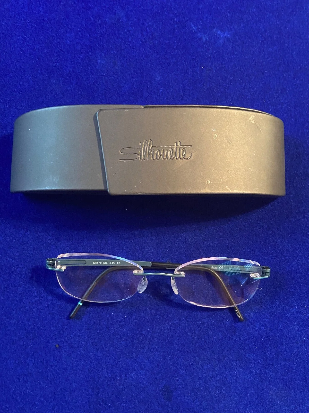 Silhouette 5369 40 6065 Titanium Womens Rimless Eyeglasses 17 135