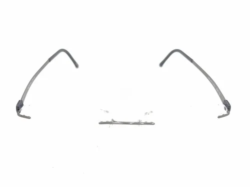Silhouette 5452 Eyeglasses FRAMES 6061 Gray ..[]19-145 Black Rimless I629 2