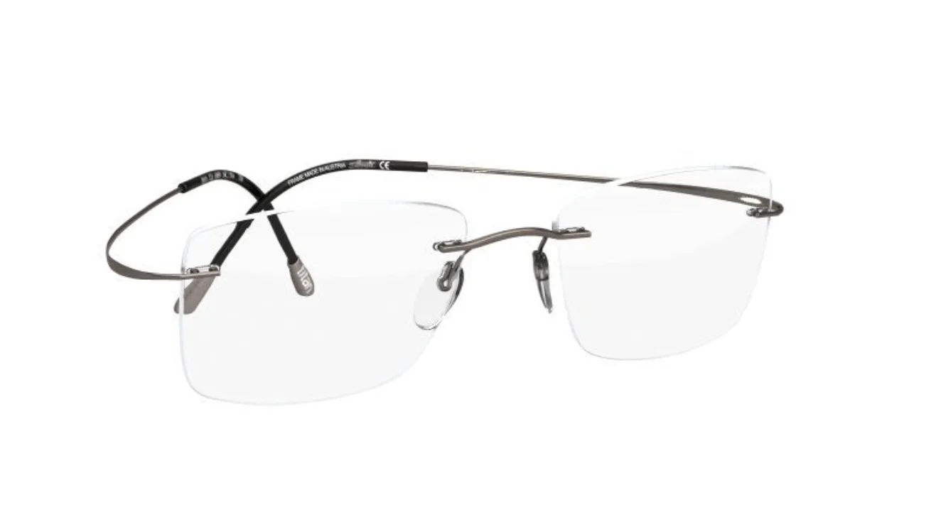 Silhouette 5515 Rimless Eyeglasses Titan Minimal Art The Must Collection Frames 2