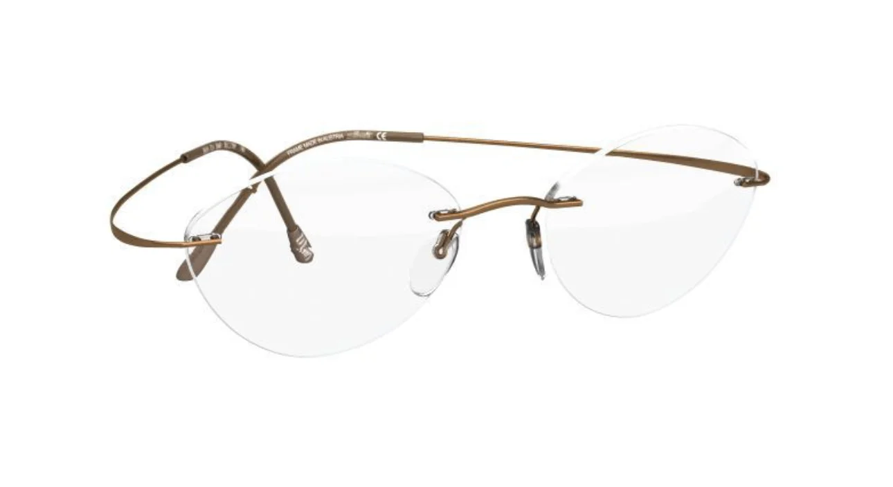 Silhouette 5515 Rimless Eyeglasses Titan Minimal Art The Must Collection Frames 3