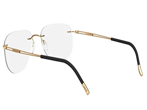 Silhouette 7534 20 6076 Titanium Gold Rimless Eyeglasses Frames 17 140 Austria 3
