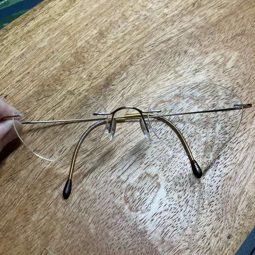 SILHOUETTE Eyeglass Frames-Gold-7395-20-6051-150-AUSTRIA