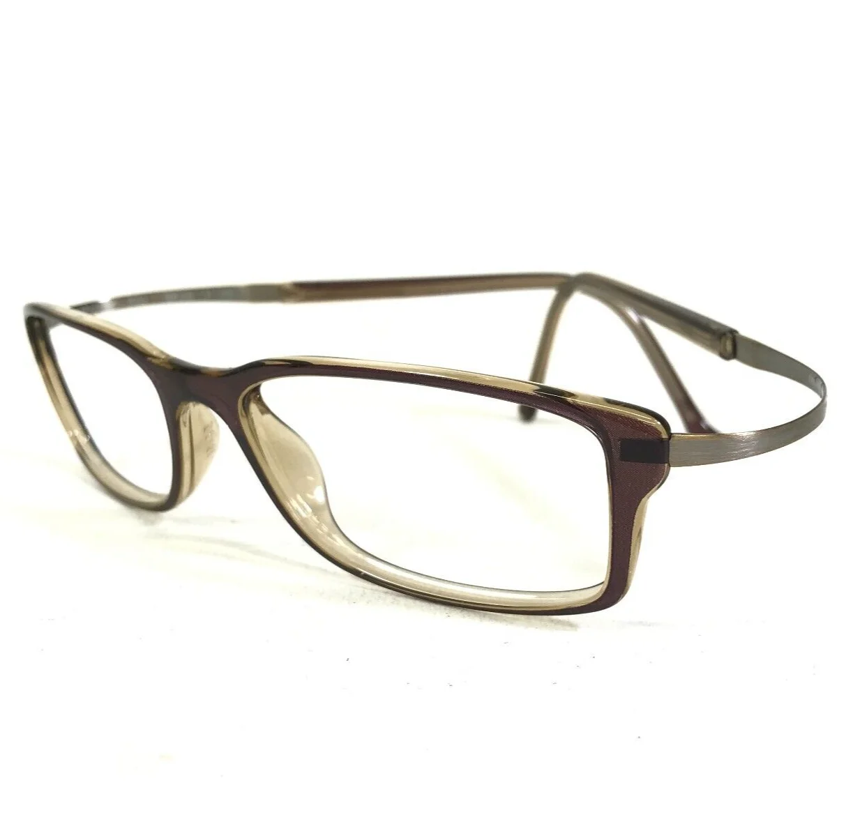 Silhouette Eyeglasses Frames SPX M 2822 /30 6053 Brown Grey Hingeless 50-16-145 1