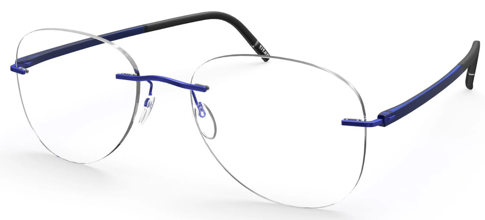 Silhouette eyeglasses THE WAVE Royal Blue 57MM-19MM-145MM 5567-LW-4540*