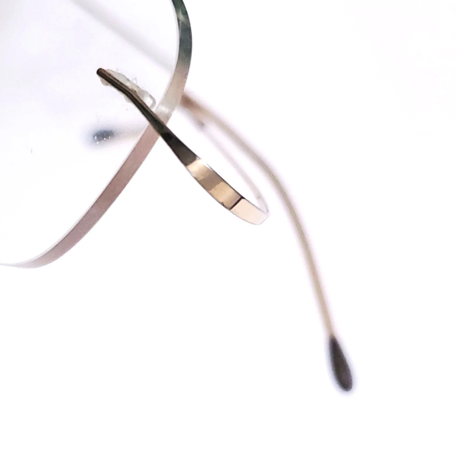 SILHOUETTE EYEGLASSES TITANIUM MINIMALST HINGLESS RIMLESS GOLD 7395 20 6051 160 4