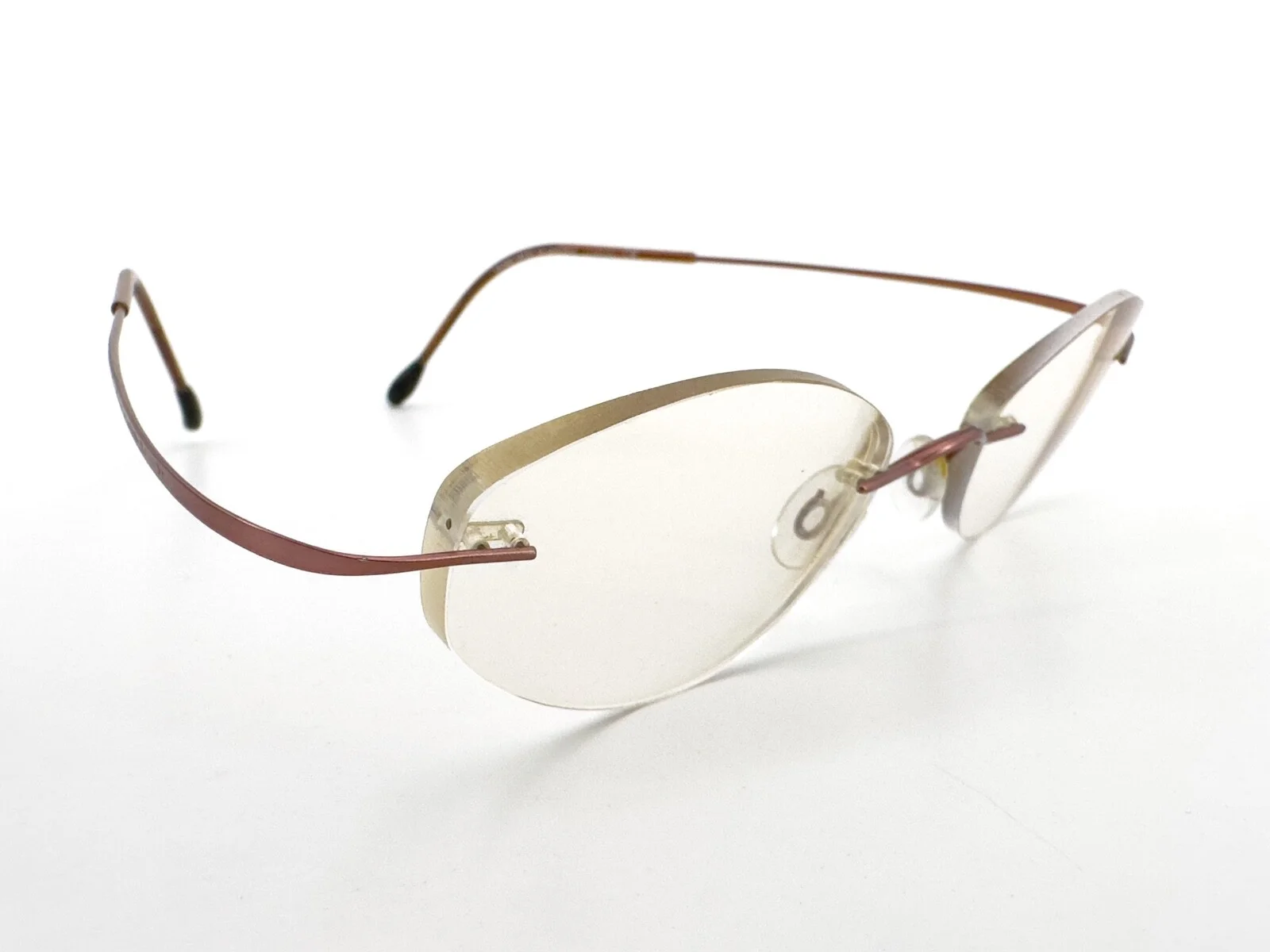 Silhouette M 7395 Eyeglasses FRAMES 6069 Brown ..[]19-140 Titanium I624