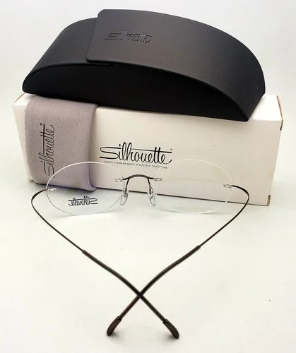 SILHOUETTE Rimless Eyeglasses TITAN MINIMAL ART MUST 5515 CR 7530 54 Gold Frames 3