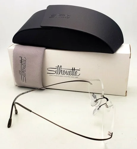 SILHOUETTE Rimless Eyeglasses TITAN MINIMAL ART MUST 5515 CR 7530 54 Gold Frames 4