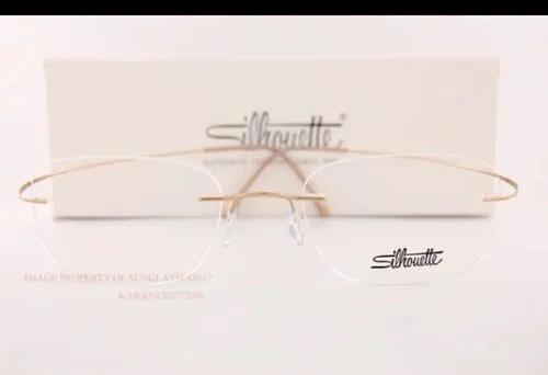 SILHOUETTE Rimless Titanium Frame, #5515 TMA Must, Matte Silver, 19-150 2