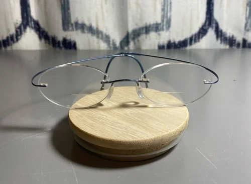 Silhouette Titanium Blue Rimless Eyeglasses Frames (Austria) Men Women