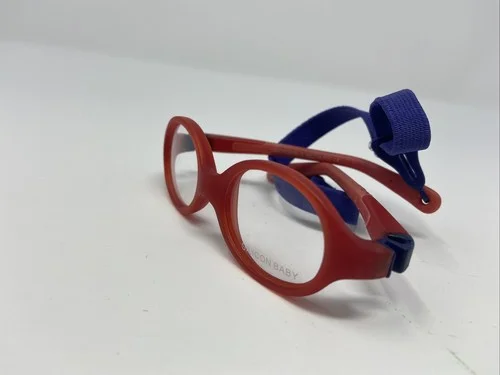 SILICON BABY EYEGLASSES FRAME NV162036-II 36-14-105 RED/BLUE FULL RIM CJ99 2