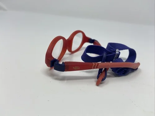 SILICON BABY EYEGLASSES FRAME NV162036-II 36-14-105 RED/BLUE FULL RIM CJ99 3