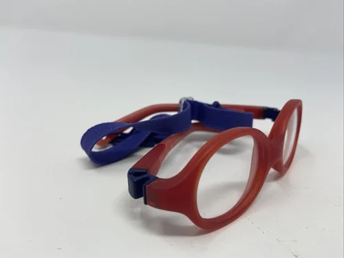 SILICON BABY EYEGLASSES FRAME NV162036-II 36-14-105 RED/BLUE FULL RIM CJ99 4