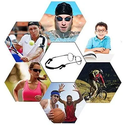Silicone Eyeglass Strap Eyewear Retainers Sports Anti-slip Elastic Glasses Cord 2