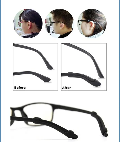 Silicone Eyeglasses Ear Hooks anti-slip holder for the eyeglasses 1